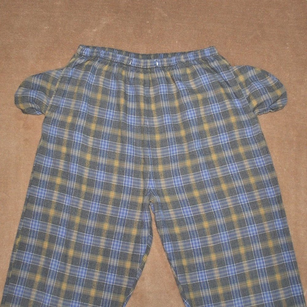Vintage Esleep Mens Pajamas Size Medium Shirt & Pants Sleepwear Set - Picture 7 of 14